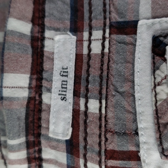 BKE Mens Size Large Long Sleeve Button Down Plaid Western Style Yokes - Picture 7 of 9